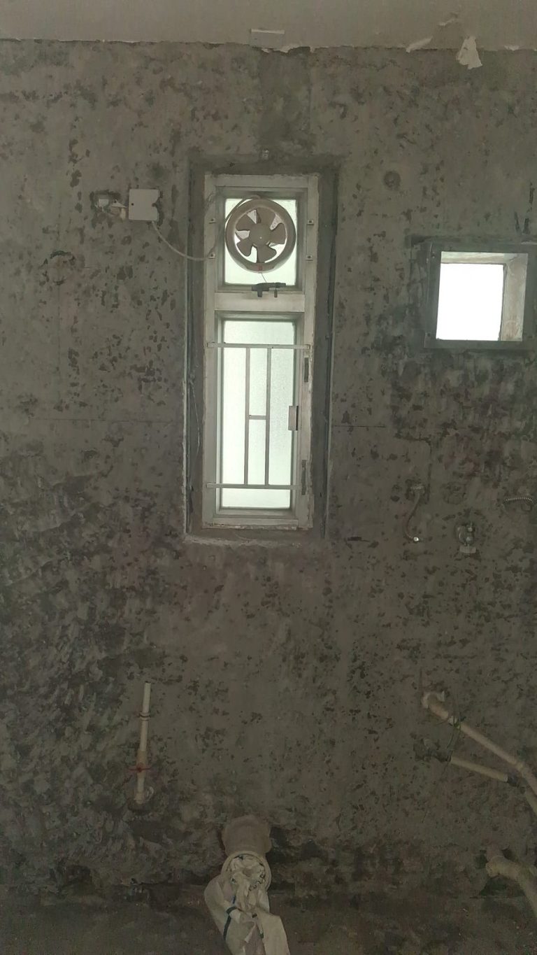 慈正邨約400呎住宅全屋清拆後濕區位置